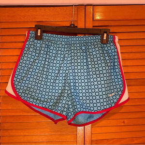 Nike Dri-Fit Blue Red and White Girls Running Shorts Size XL